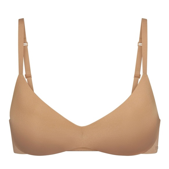 SKIMS WIRELESS PUSH UP PLUNGE BRA | STYLE: BR-WRL-1891 | COLOR:OCHRE | NEW/NWT! - Picture 2 of 10
